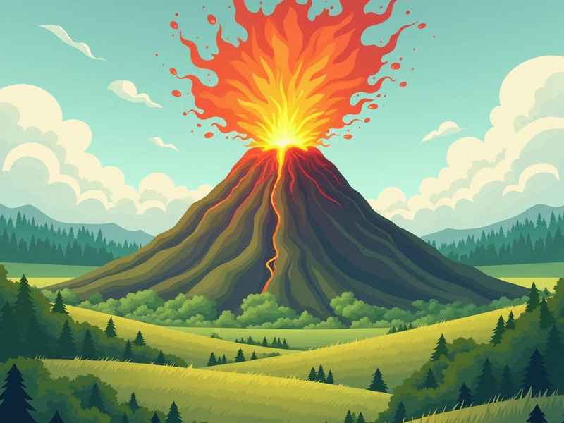 火山故事绘本、火山故事绘本图片大全