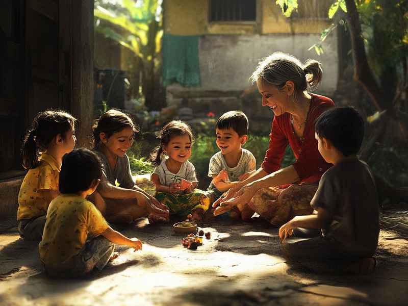 关于乡村儿童生活的故事、关于乡村儿童生活的词