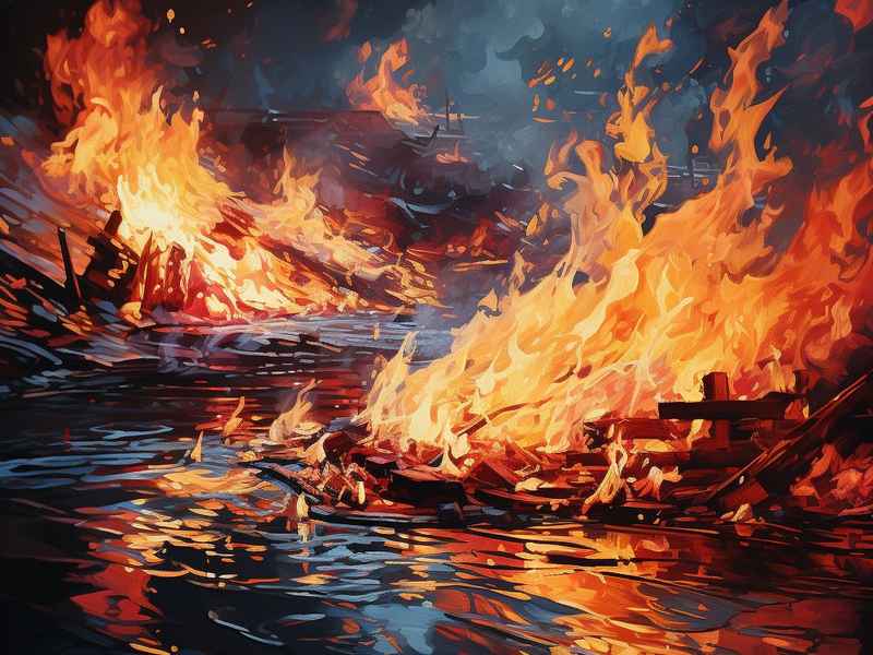 火烧赤壁的故事、曹操火烧赤壁的故事