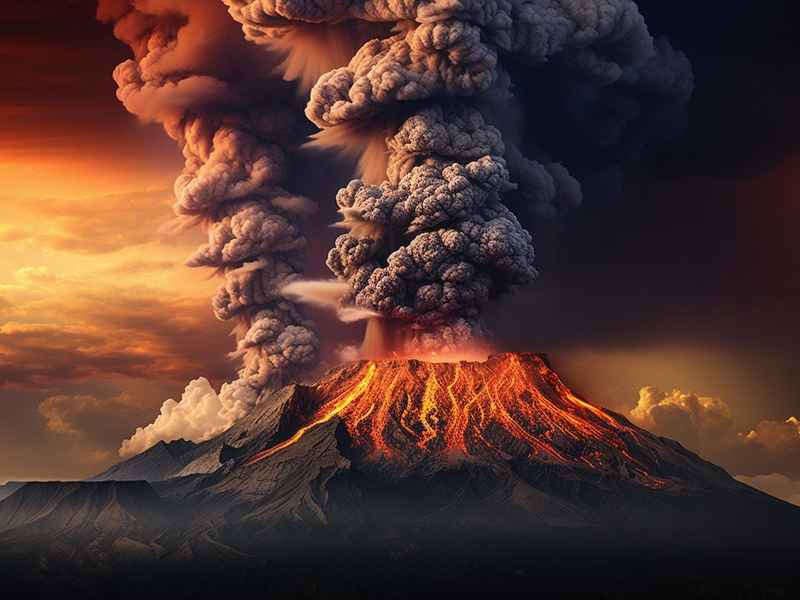 火山爆发的过程（火山爆发的过程是怎么样的呢）