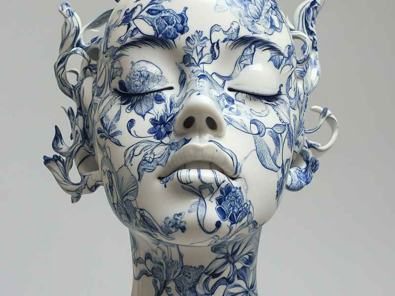 青花瓷儿童作品（青花瓷儿童作品图片）