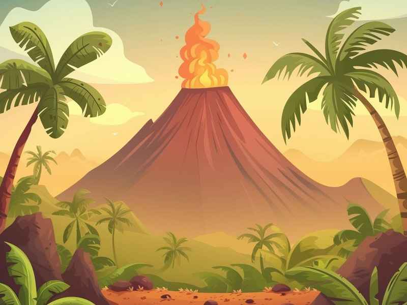 火山爆发视频儿童故事，火山爆发故事绘本