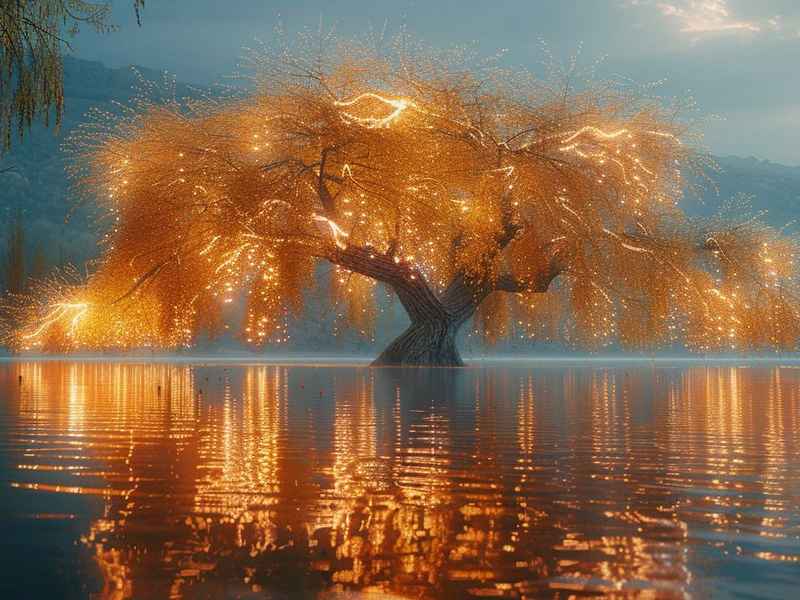 河边柳树的故事；河边柳树的故事有哪些