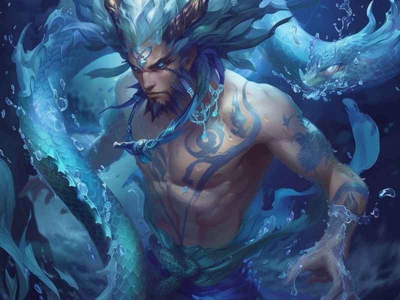 海龙王图片 - 海龙王图片 三太子