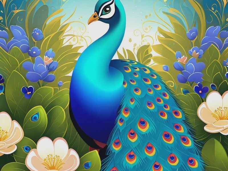 孔雀 儿童故事，关于孔雀的幼儿小故事