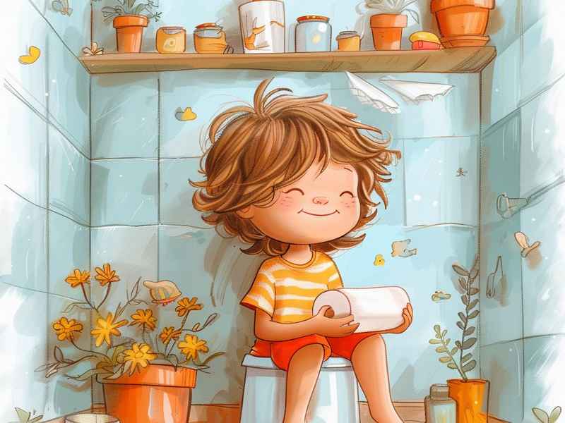 上厕所要安静儿童故事（上厕所故事儿童）