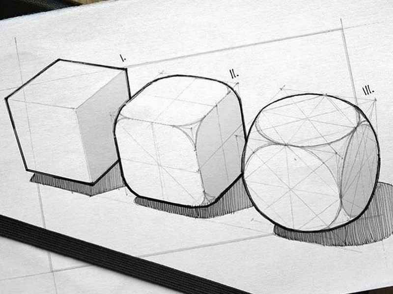 六棱柱的简笔画 六棱柱画的过程怎么画