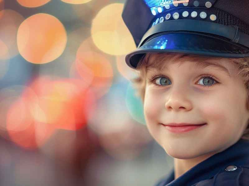警察儿童的故事，警察的幼儿故事