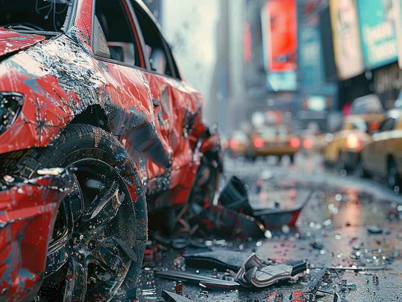 汽车撞车童话故事（汽车撞车的故事）