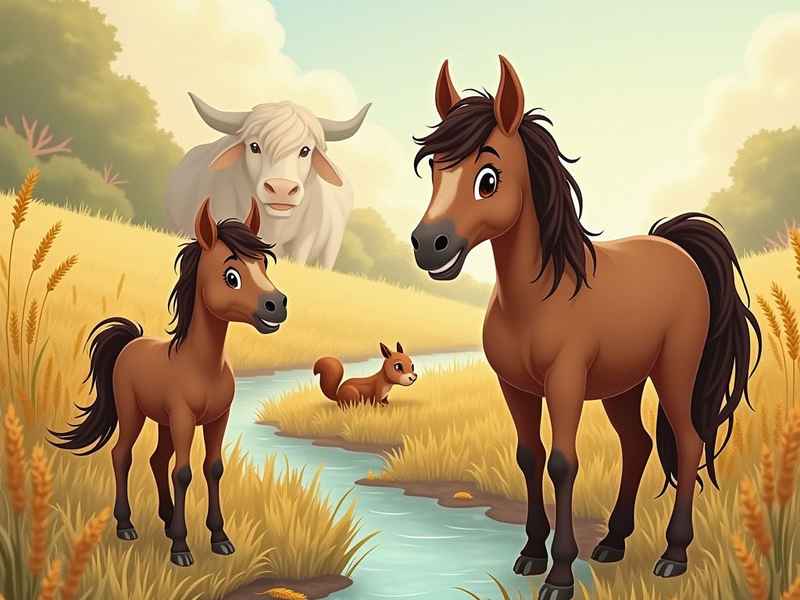 农夫与马的寓言故事（农夫与马的寓言故事简笔画）