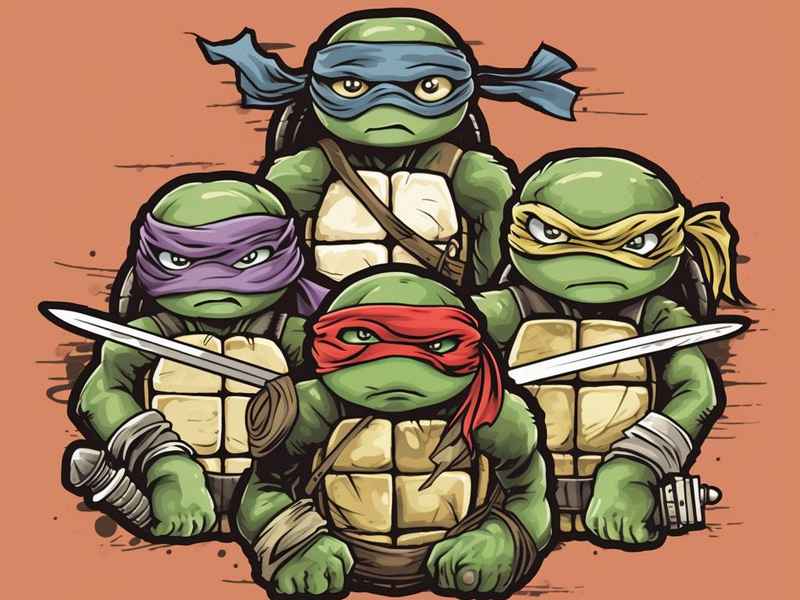 忍者神龟 儿童故事、忍者神龟绘本故事