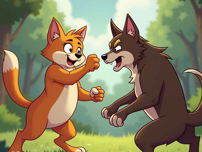 狼摇尾巴的故事（狼摇尾巴的故事原文）