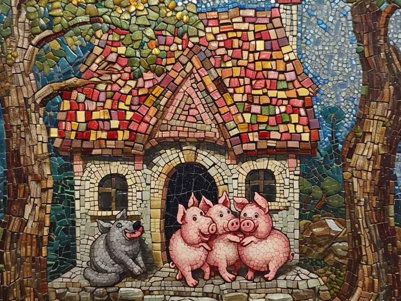 少儿故事三只小猪 少儿故事三只小猪盖房子