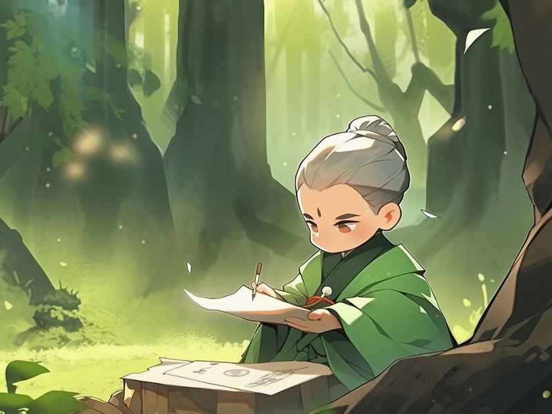 故事树叶信教案 - 树叶信图片幼儿园故事