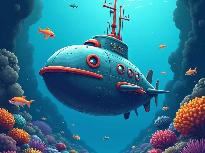 潜水艇冒险儿童故事 - 潜水艇在海底探险的小故事
