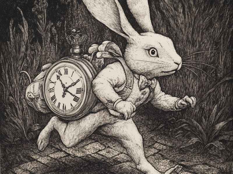 关于兔子的故事绘画（关于兔子的故事绘画作品）