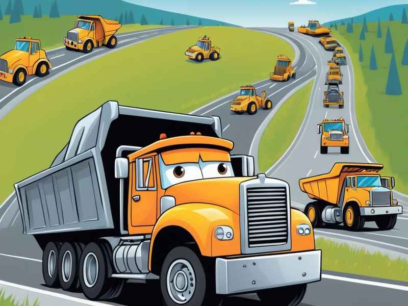 工程车儿童卡通片 - 少儿卡通工程车动漫
