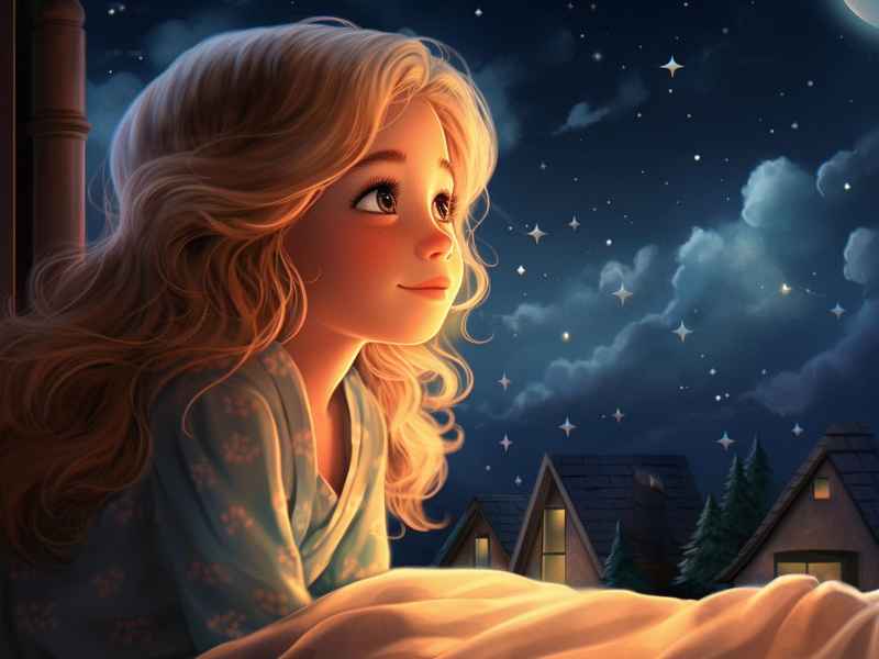 画儿童睡前公主故事（儿童睡前故事爱画画的公主）