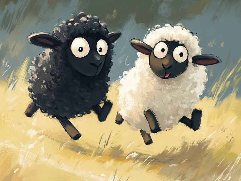 关于小绵羊的绘本故事、关于小绵羊的绘本故事图片