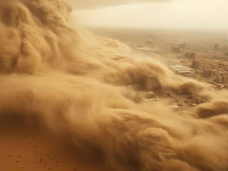 沙尘暴小故事（沙尘暴故事梗概）