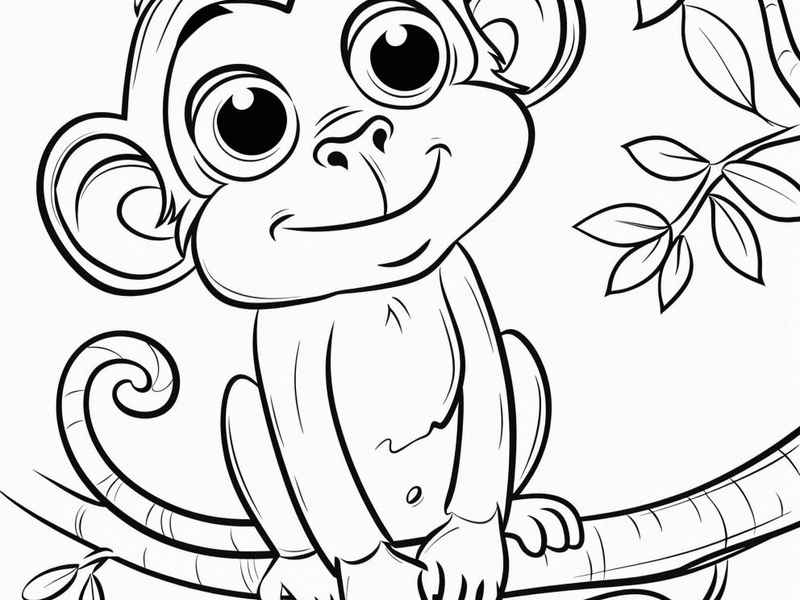 猴子捞月的故事简笔画（猴子捞月亮的故事简笔画完整）