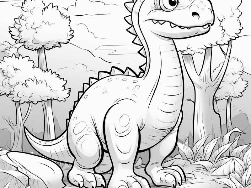 恐龙回来了儿童画（恐龙回来了儿童画图片大全）