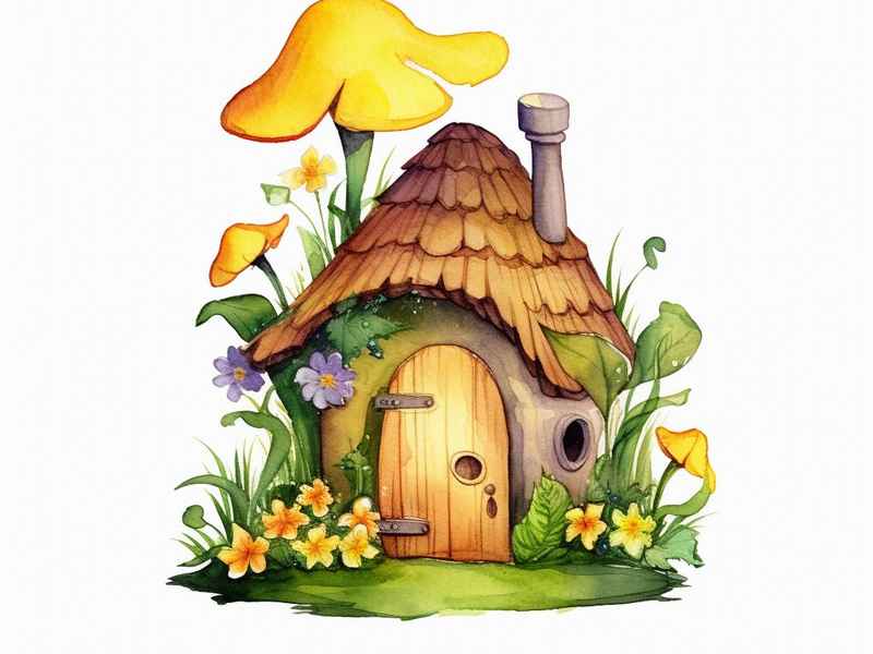 故事屋装饰，故事屋简笔画