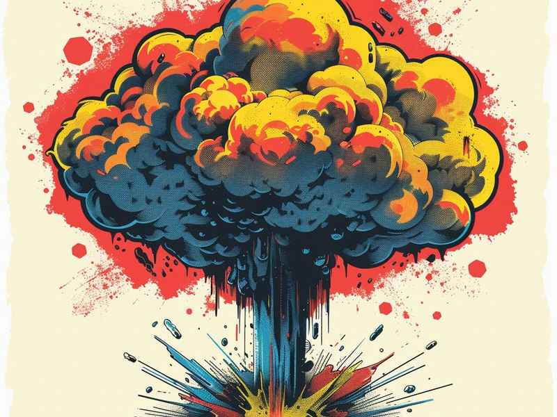 炮弹爆炸儿童画（炮弹车儿童画）