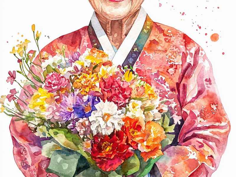花婆婆绘本故事原图、花婆婆绘本故事原文