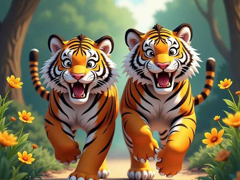 两只老虎不正经的故事 两只老虎不正经的故事视频