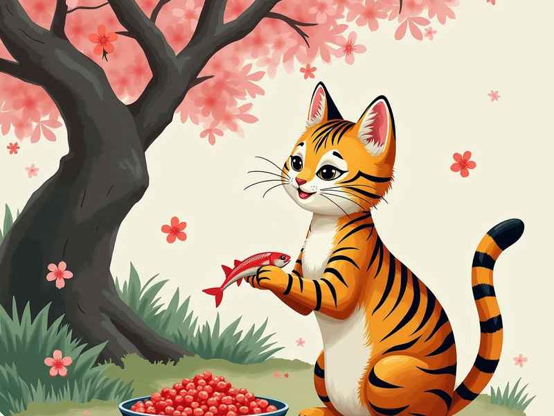 花猫的油饼故事图片（花猫的油饼故事图片大全）