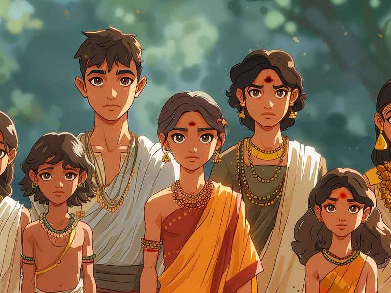 婆罗门和七个小仙女的故事、婆罗门和七个小仙女的故事内容