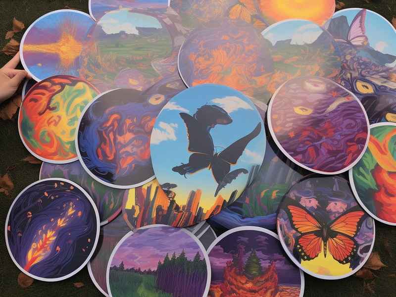 光盘故事绘画；光盘故事绘画怎么画