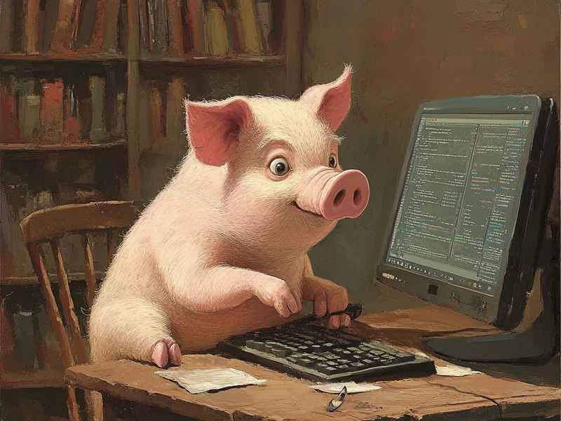 关于小猪的搞笑图简单（关于小猪的搞笑图简单又漂亮）