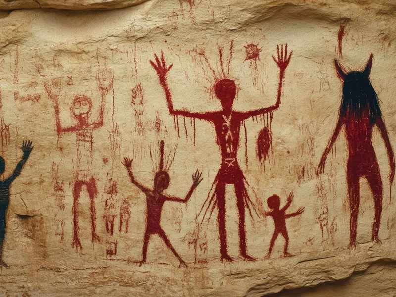 甲骨文小故事配图、甲骨文小故事配图简笔画