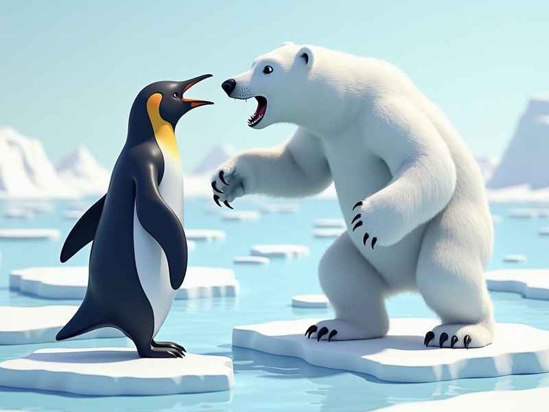 企鹅与北极熊的冷笑话，企鹅与北极熊的冷笑话故事