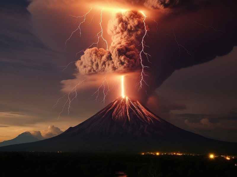 火山爆发的视频（火山爆发的视频真实记录希拉维勒火山）