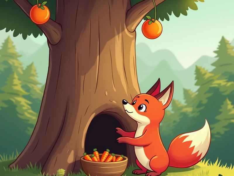 狐狸吃东西的故事，狐狸吃东西的故事视频