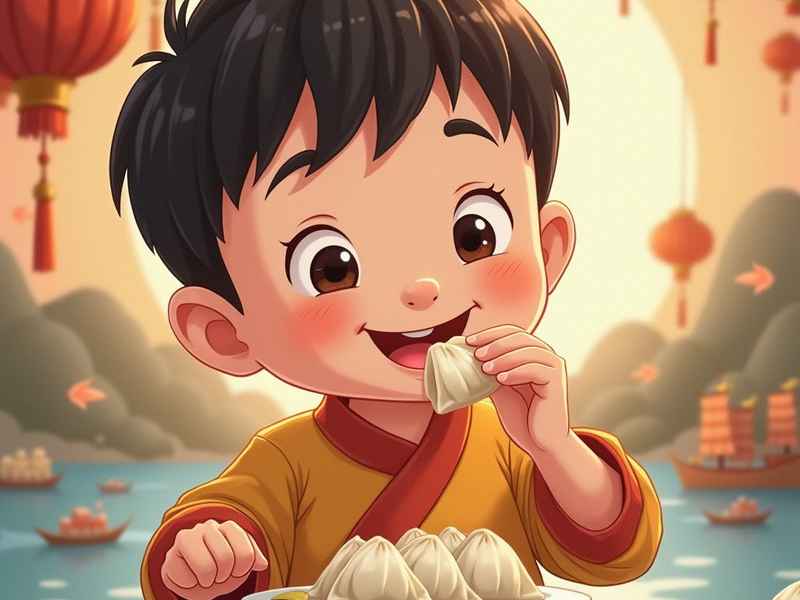 关于包饺子的儿童故事（关于包饺子的童谣）