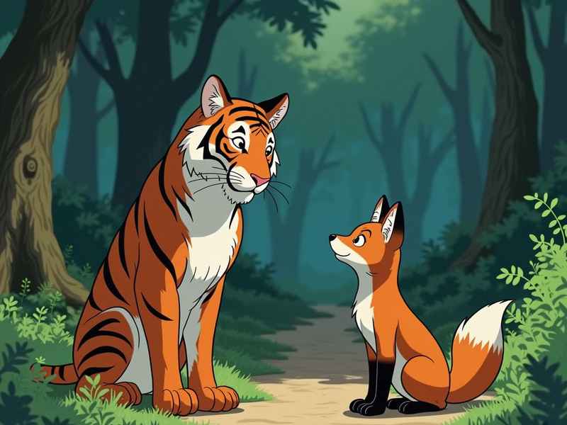 狐假虎威寓言小故事、狐假虎威寓言故事带拼音