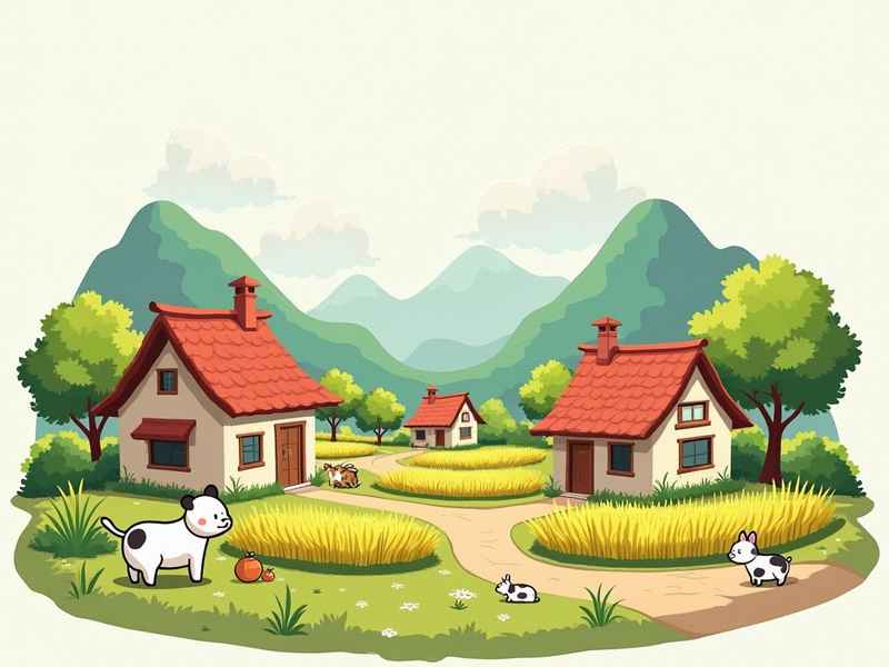 关于乡村生活的故事300，关于乡村生活的故事300字
