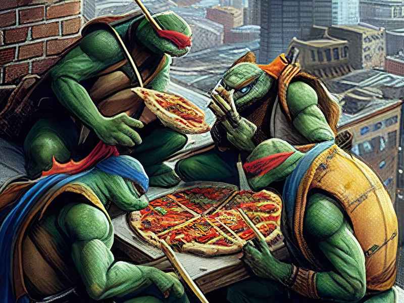 忍者神龟故事书，忍者神龟文字版故事书