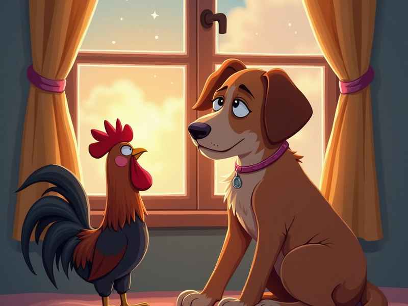 公鸡故事儿童睡前故事，公鸡的睡前故事