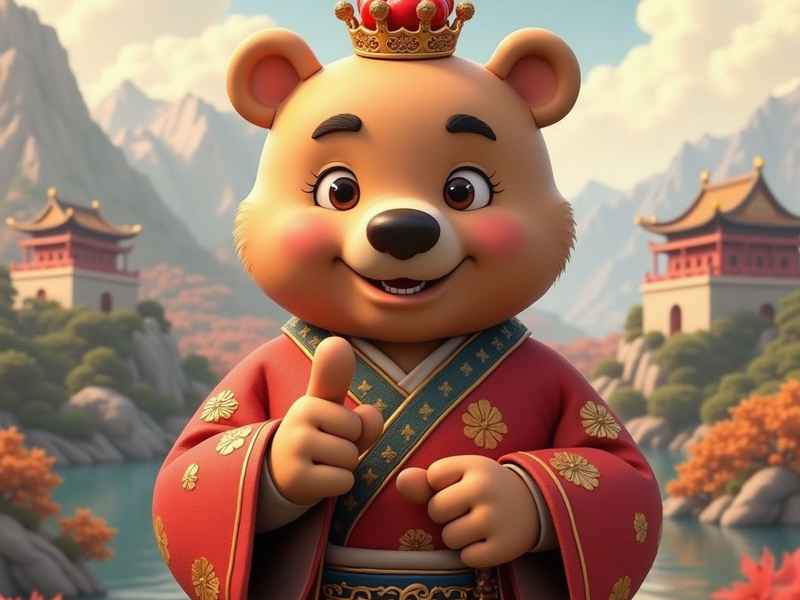 傻小熊祝寿、傻小熊进城图片大全