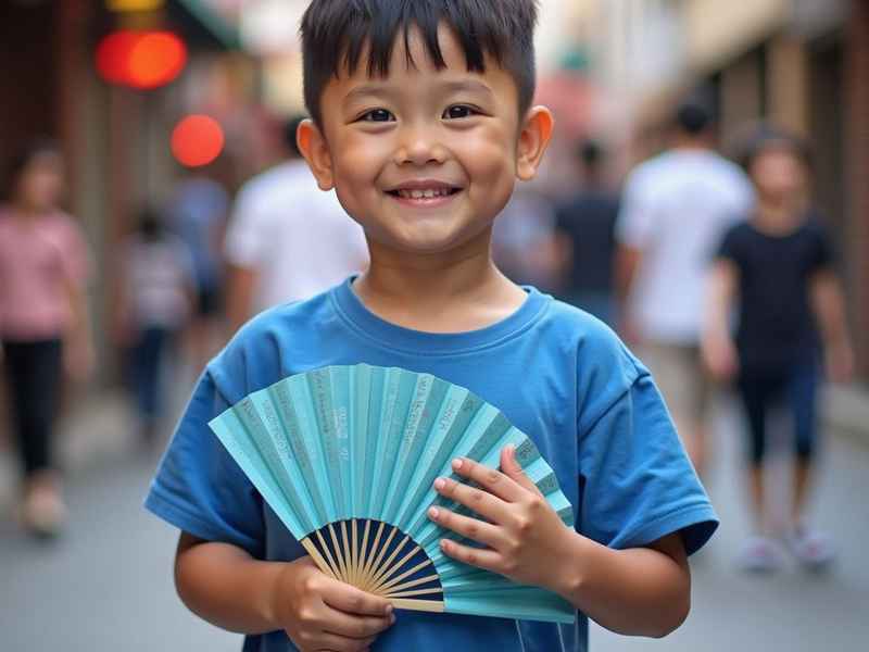 扇子儿童作品 扇子儿童作品有哪些