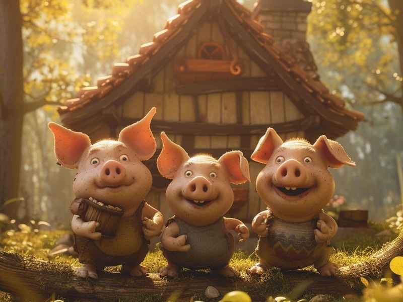 三只小猪暗黑童话故事（三只小猪原版黑暗故事）