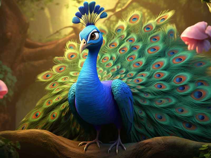 孔雀儿童爱心世界第100集 儿童孔雀公主