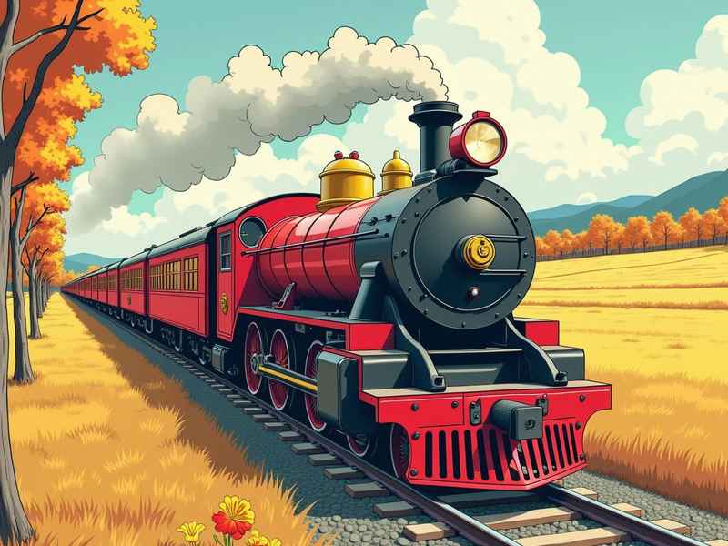 火车故事儿童有声绘本，火车的故事绘本