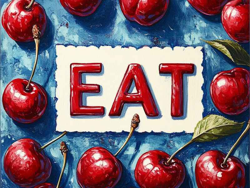 关于樱桃的文字、关于樱桃的文字图片 关于樱桃的文字、关于樱桃的文字图片