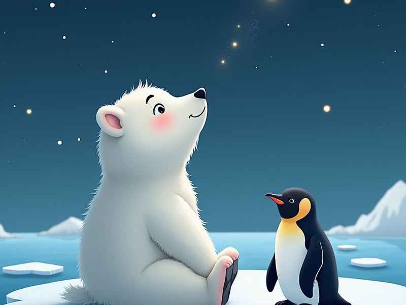企鹅和北极熊儿童故事 睡前故事企鹅和北极熊